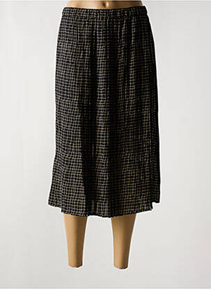 Jupe mi-longue taille normale noir MINIMUM femme