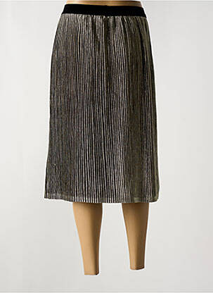 Jupe mi-longue taille normale or MINIMUM femme