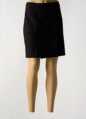 Jupe courte coupe droite noir MINIMUM femme