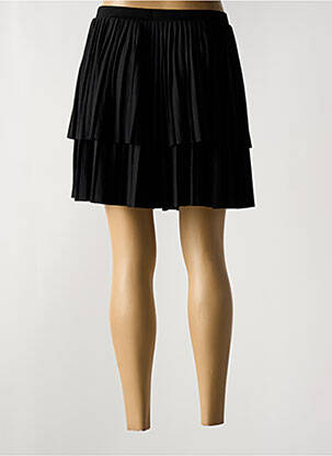 Jupe courte coupe évasée noir MINIMUM femme