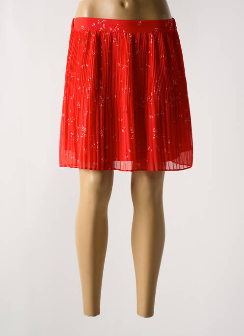 Jupe courte rouge MINIMUM pour femme