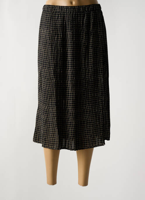 Jupe mi-longue noir MINIMUM pour femme