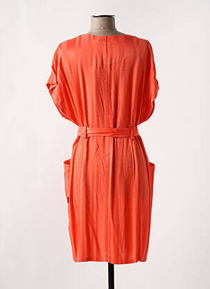 Robe courte manches courtes manches courtes orange LEE COOPER femme