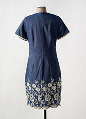 Robe mi-longue bleu IMPULSION pour femme seconde vue