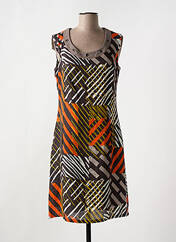 Robe mi-longue marron IMPULSION pour femme seconde vue