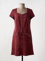 Robe mi-longue rouge RENATTO BENE pour femme seconde vue