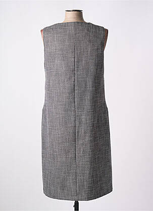 Robe mi-longue sans manche sans manche gris IMPULSION femme