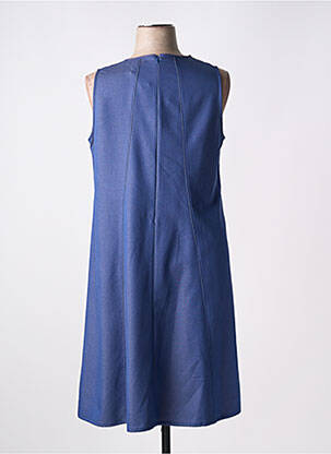 Robe mi-longue sans manche sans manche bleu IMPULSION femme