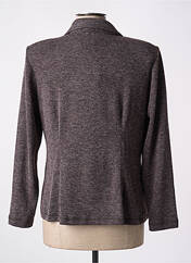 Gilet manches longues marron OMC pour femme seconde vue