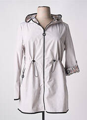 Imperméable gris ZIA1 pour femme seconde vue