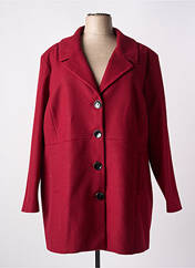 Manteau long rouge ZELI pour femme seconde vue