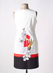 Robe mi-longue blanc IMPULSION pour femme seconde vue