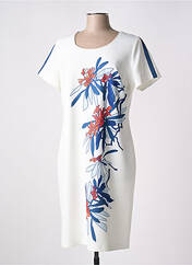 Robe mi-longue blanc IMPULSION pour femme seconde vue