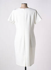 Robe mi-longue blanc IMPULSION pour femme seconde vue