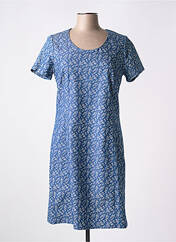 Robe mi-longue bleu IMPULSION pour femme seconde vue