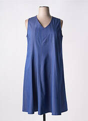 Robe mi-longue bleu IMPULSION pour femme seconde vue