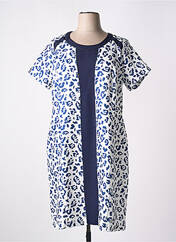 Robe mi-longue bleu IMPULSION pour femme seconde vue