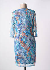 Robe mi-longue bleu IMPULSION pour femme seconde vue