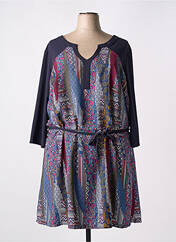 Robe mi-longue bleu ZELI pour femme seconde vue