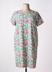 Robe mi-longue vert IMPULSION pour femme seconde vue