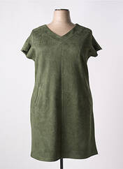 Robe mi-longue vert VETISTYLE pour femme seconde vue
