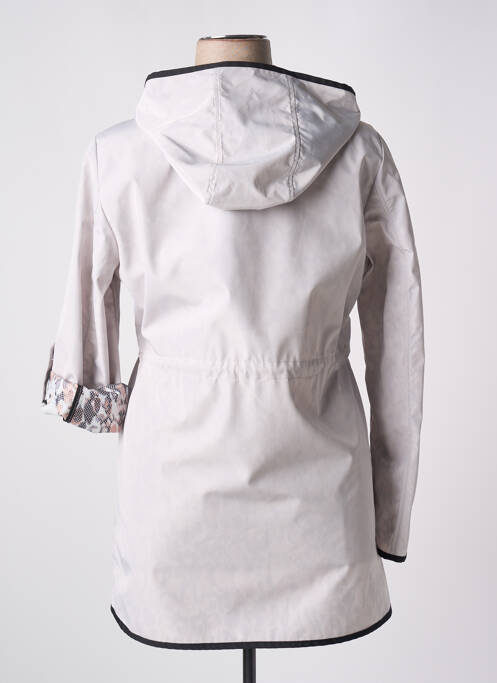 Imperméable gris ZIA1 pour femme