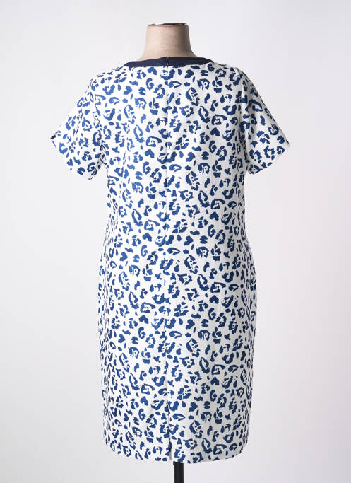 Robe mi-longue bleu IMPULSION pour femme