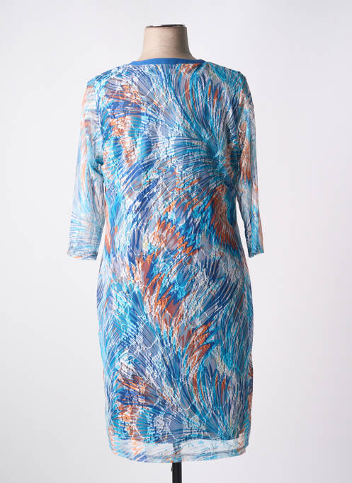 Robe mi-longue bleu IMPULSION pour femme