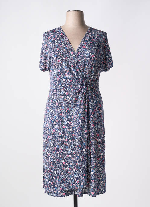 Robe mi-longue bleu RENATTO BENE pour femme