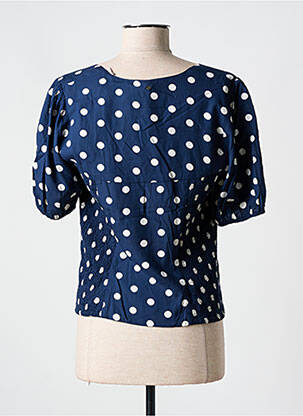 Top imprimé fantaisie manches courtes bleu LEE COOPER femme