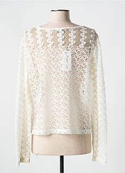 Gilet manches longues blanc MERI & ESCA pour femme seconde vue