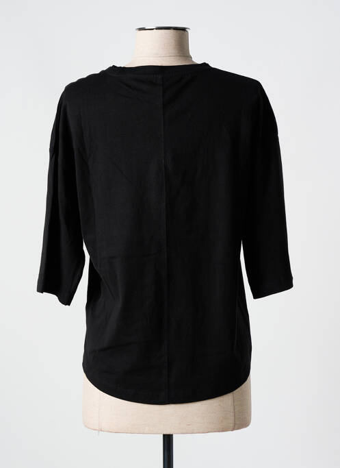Top imprimé fantaisie manches 3/4 noir LEE COOPER femme