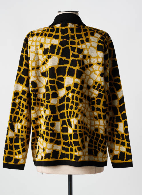 Gilet manches longues jaune OMC femme