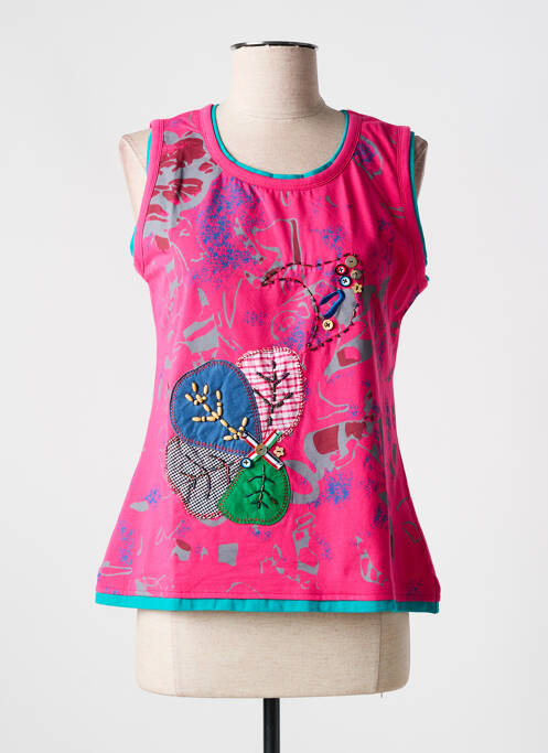 Débardeur rose S.QUISE pour femme
