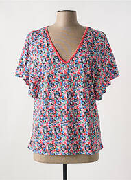 T-shirt imprimé fantaisie manches courtes rouge LOLA ESPELETA femme