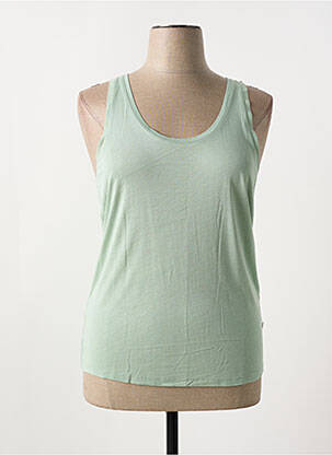 Débardeur stretch sans manche vert LEE COOPER femme