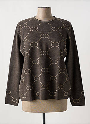Pull marron OMC pour femme