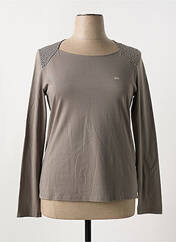 T-shirt gris TBS pour femme seconde vue