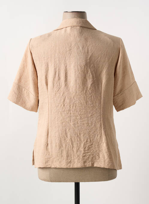 Blazer coupe cintrée beige OMC femme