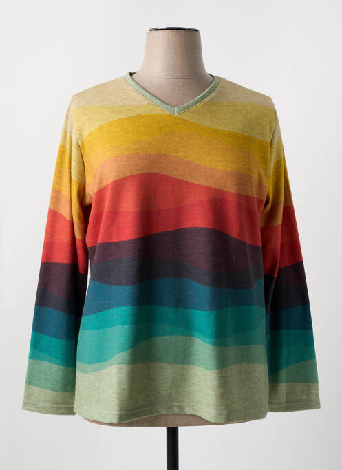 Pull jaune I.ODENA pour femme