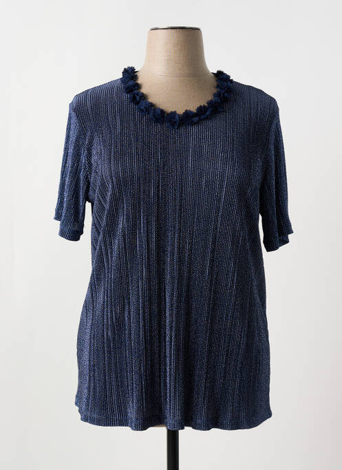 Top bleu OMC pour femme