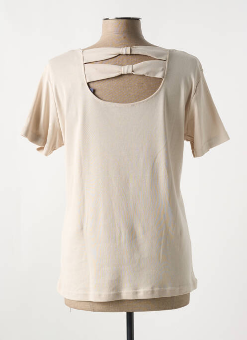 T-shirt beige I.ODENA pour femme