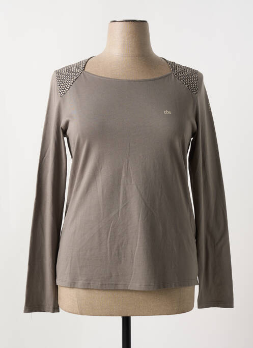 T-shirt gris TBS pour femme