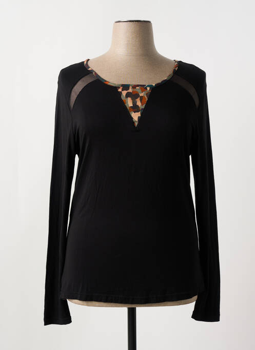 T-shirt noir ZELI pour femme