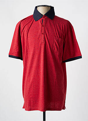 Polo coupe cintrée manches courtes rouge EASY LINE homme