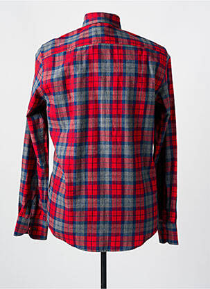 Chemise manches longues manches longues rouge CARLOS CORDOBA homme