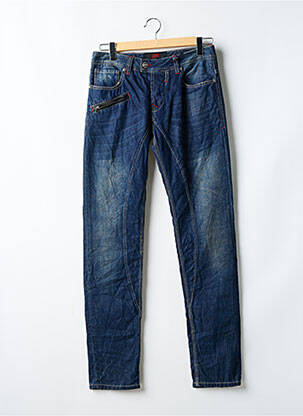 Jeans coupe slim poches taille normale bleu SIXTH JUNE homme