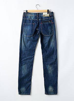 Jeans coupe slim poches taille normale bleu SIXTH JUNE homme