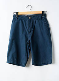 Bermuda tissage popeline bleu THALASSA homme