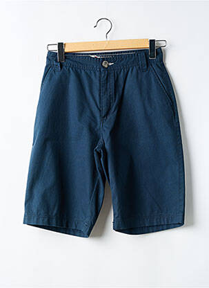 Bermuda tissage popeline bleu THALASSA homme